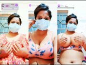 Bhabhi Showing Nude Boobs on Chamet Live App