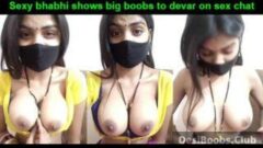 Poonam bhabhi showing big boobs to devar on sex chat